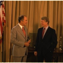 Jimmy Carter and Pierre Elliott Trudeau