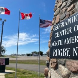 Rugby, North Dakota Center of North America