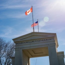 Peace Arch at the Canada-US Border
