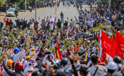 Myanmar protest