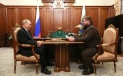 Vladimir Putin with Ramzan Kadyrov
